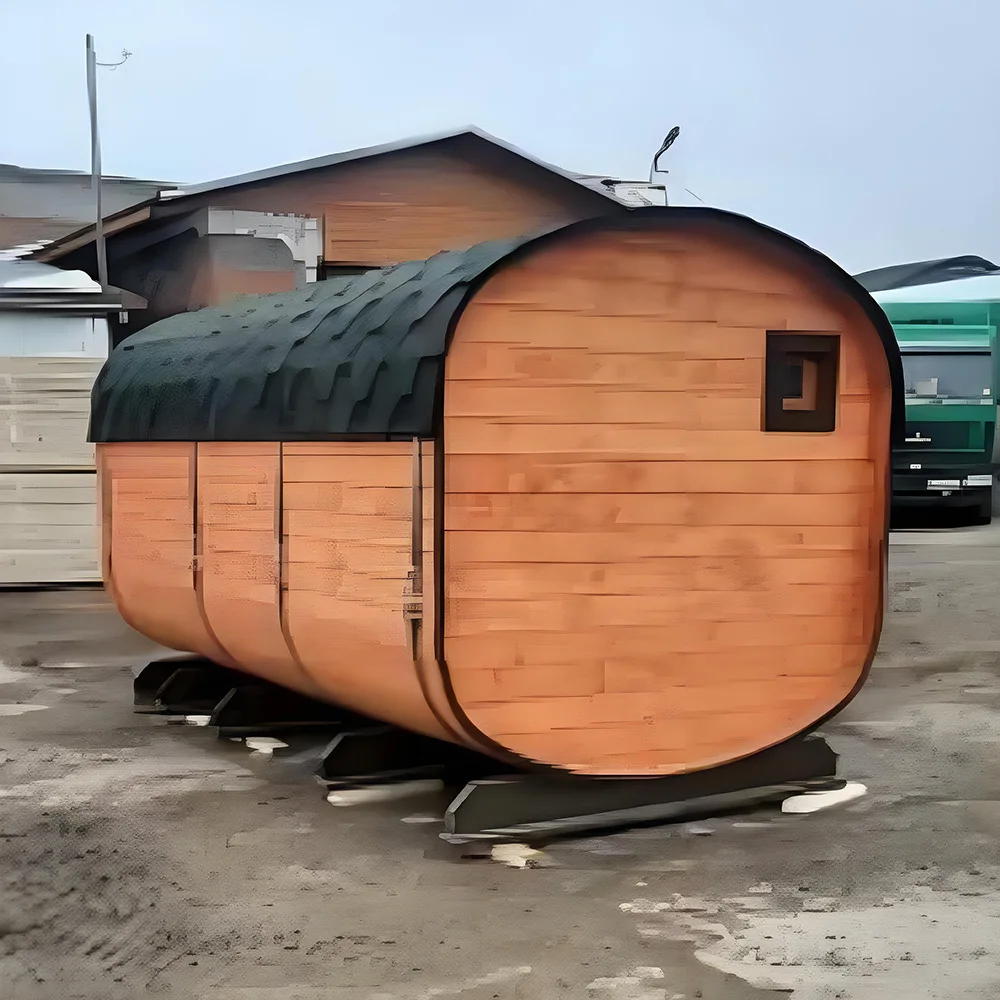 

Депозитная уличная сауна большого размера, сана с красным кедровым кубиком