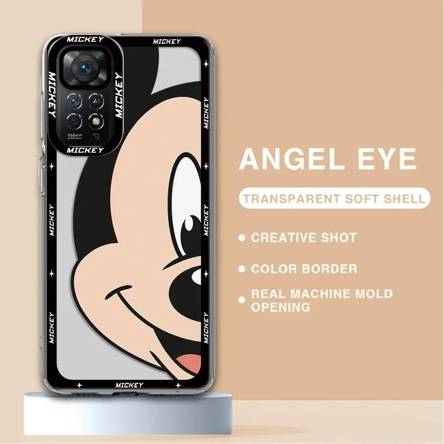 جراب هاتف ديزني ميني وميكي ، غطاء ناعم لـ Xiaomi Redmi Note 11 ، 13 Pro Plus ، 12 Pro ، 10Pro ، 11Pro ، 9S ، 10S ، 11S ، 12S ، 9Pro