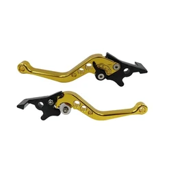 Aluminum Double Disc Brake Handle Lever Adjustable for Scooters Electric Bike 1Pair Motorcycle Replacement Accessories