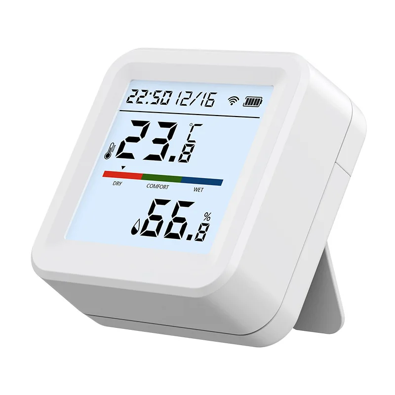 Tuya WiFi Temperature Humidity Sensor, Smart Home Thermometer Hygrometer, Remote Monitor Work with Alexa Google Home