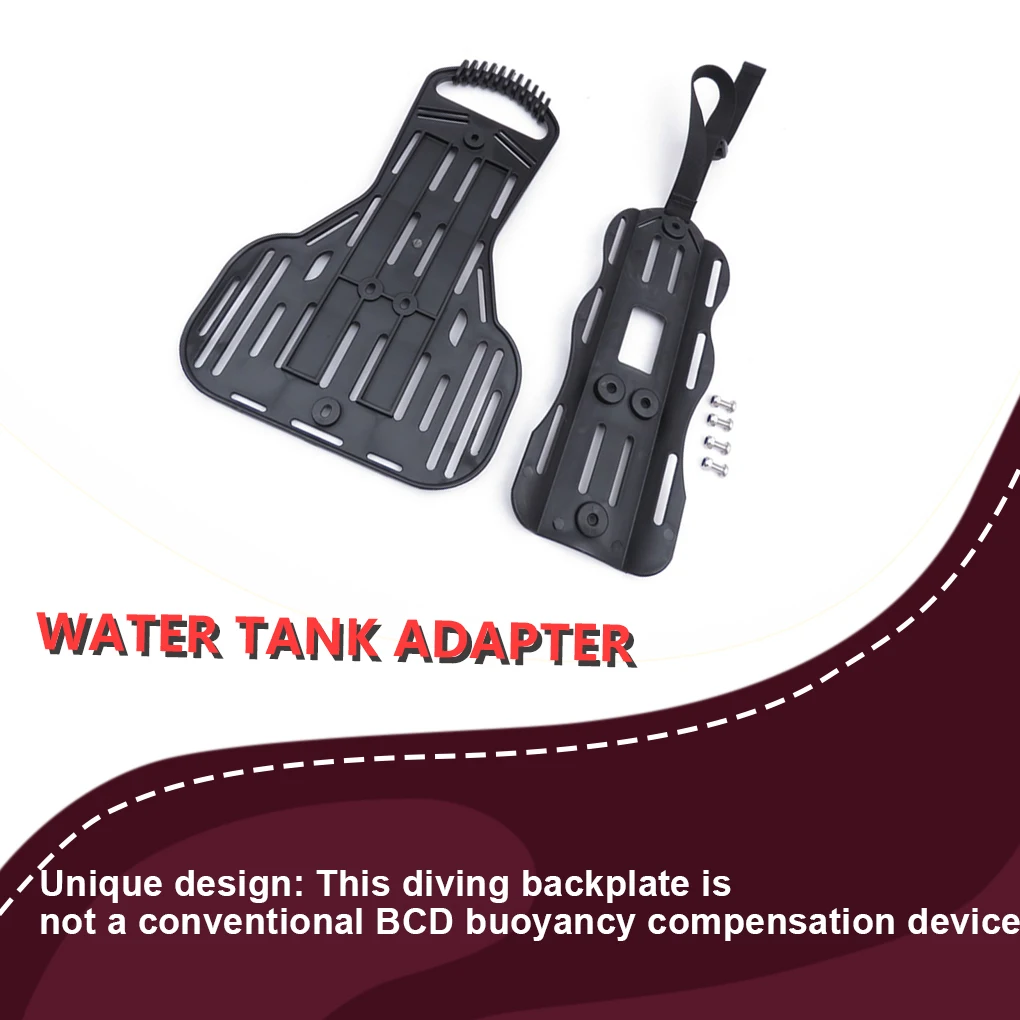 Diving Back Plate Bracket with Bottleneck Belt Screws PP Cloth Device