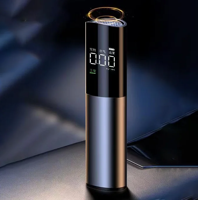  ANMU MIni Auto Alcohol Tester Electronic Breathalyzer LED Display Portable Rechargeable Outdoor Alcoholimeter Detector
