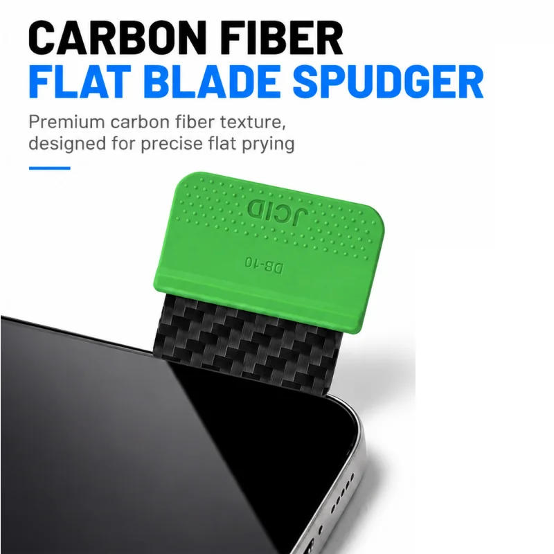 JCID Ultra Thin Carbon Fiber Blade Mobile Phone LCD Screen Pry Spudger Anti-slip for Mobile Phone Tablet Disassembly Repair Tool