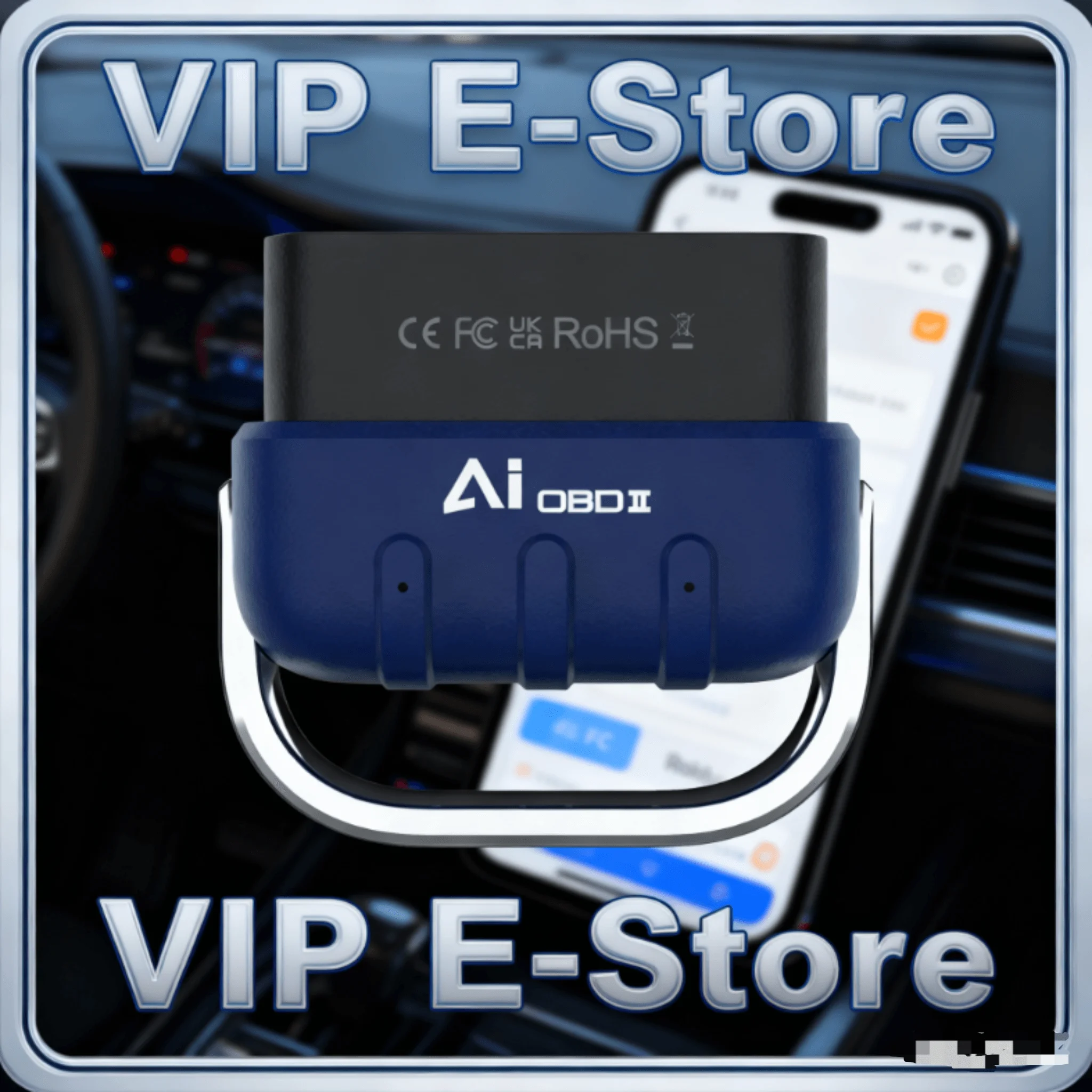 

DA200 OBD2 Code Reader Bluetooth ELM327 5.4 25K80 Chip Read & Clear Car Fault Data Stream Battery Voltage Detection Android/IOS