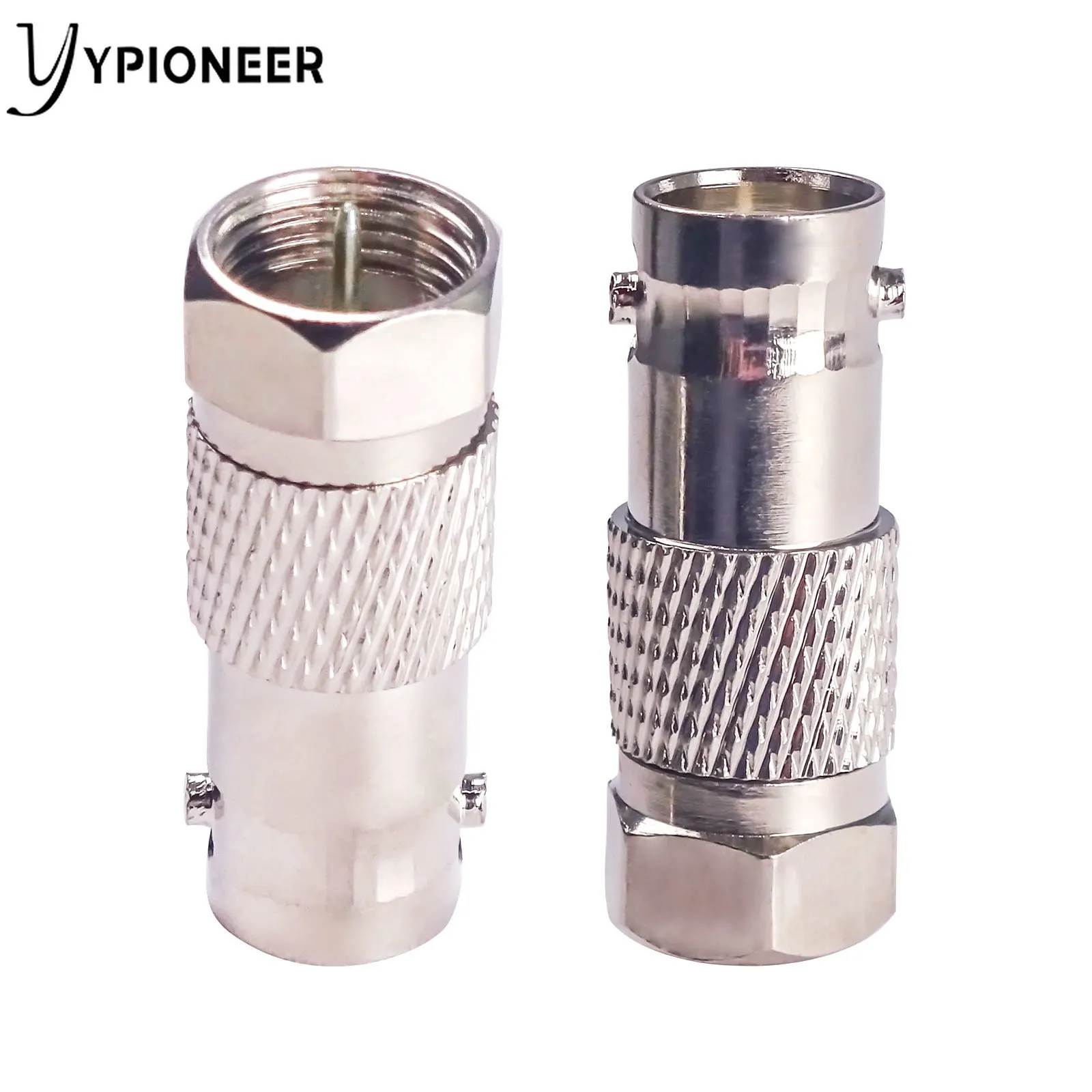 YPioneer C20121 1 confezione da F a BNC adattatore F tipo maschio a BNC femmina RF coassiale connettore coassiale convertitore accoppiatore per Video CCTV