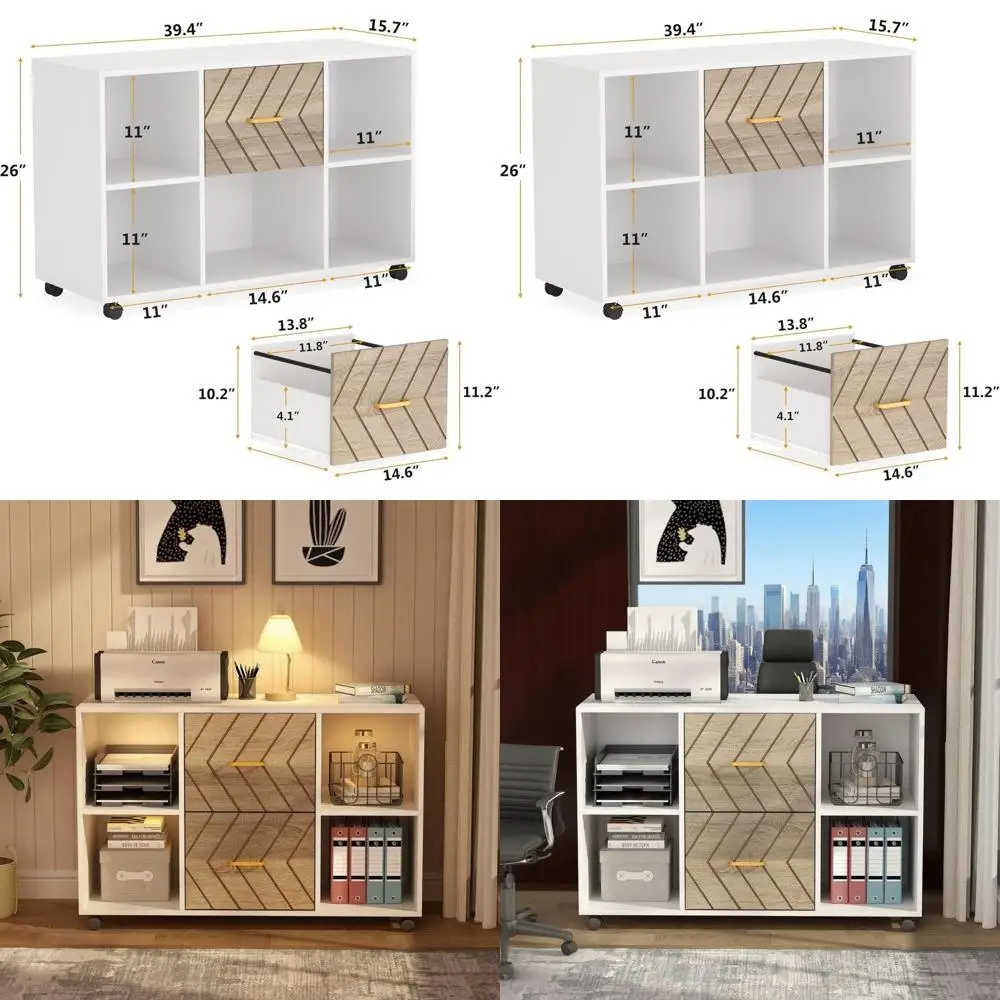 White Large Rolling…