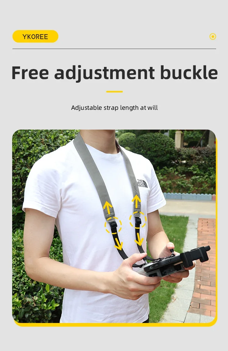 Fernbedienung Lanyard NeckStrap mit festem Haken für DJI MINI 2/Mini 3 4 Pro/Air 2S/3/Mavic 3/DJI RC N1 N2 3 Drohnenzubehör – Detail 18