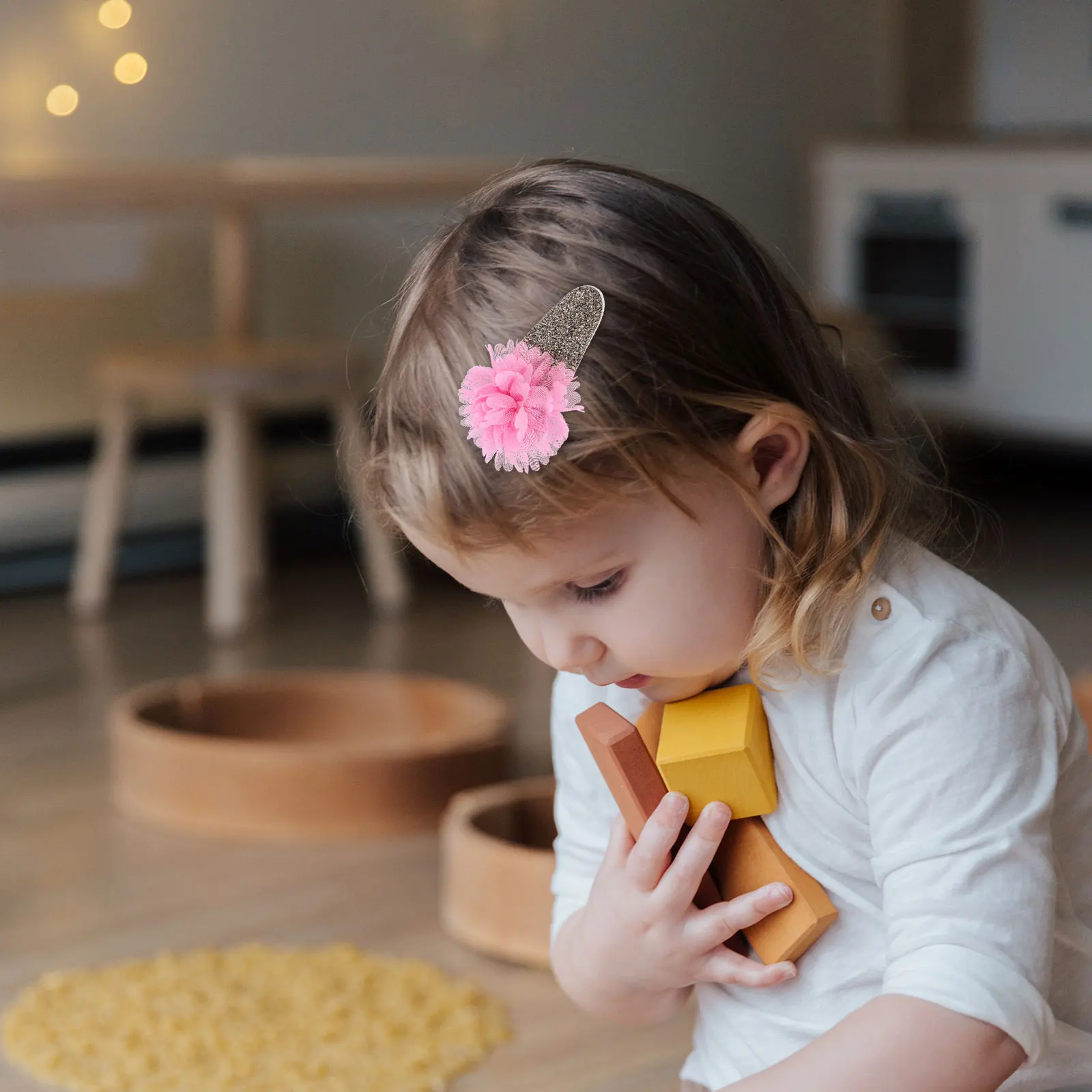 

2pcs Adorable Kids Flamingo Hair Clip Fashion Children Hair Accessory Flamingo Headdress (Pink, Rosy)