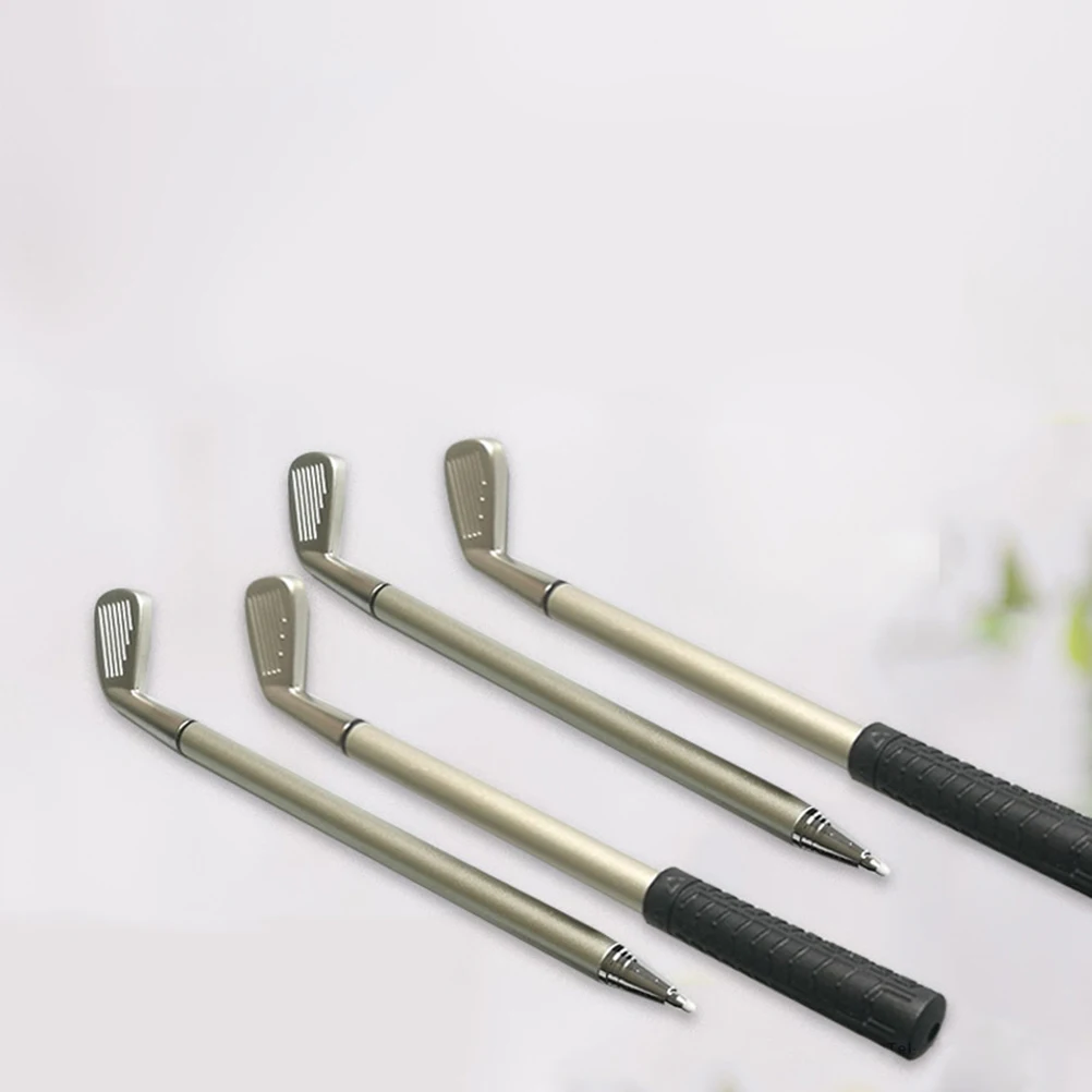 

3 Pcs Golf Gift Pen Lover Desk Ballpoint Pens Club Practice Putter Office Decorative Mini