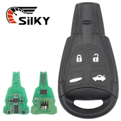 SilKY Smart Remote Car Key Fob For SAAB 93 95 9-3 9-5 WF Replacement Remote Key LTQSAAM433TX 434Mhz ID46 4 Buttons