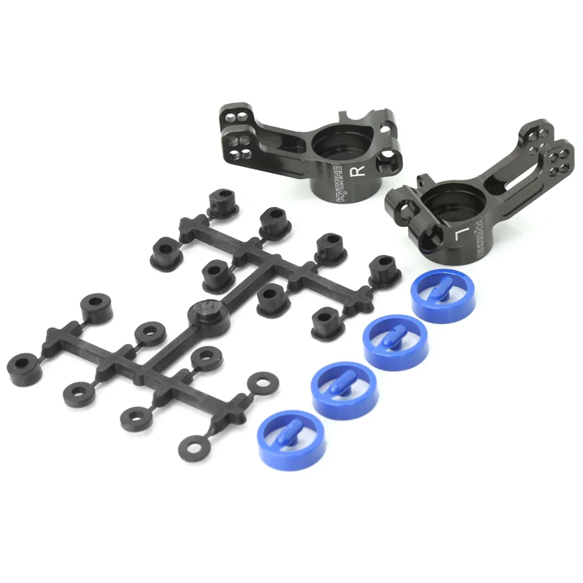AA02 2 pièces bloc de roulettes de support de moyeu arrière en métal IFW608B pour MP10 1/8 RC pièces de mise à niveau de voiture accessoires