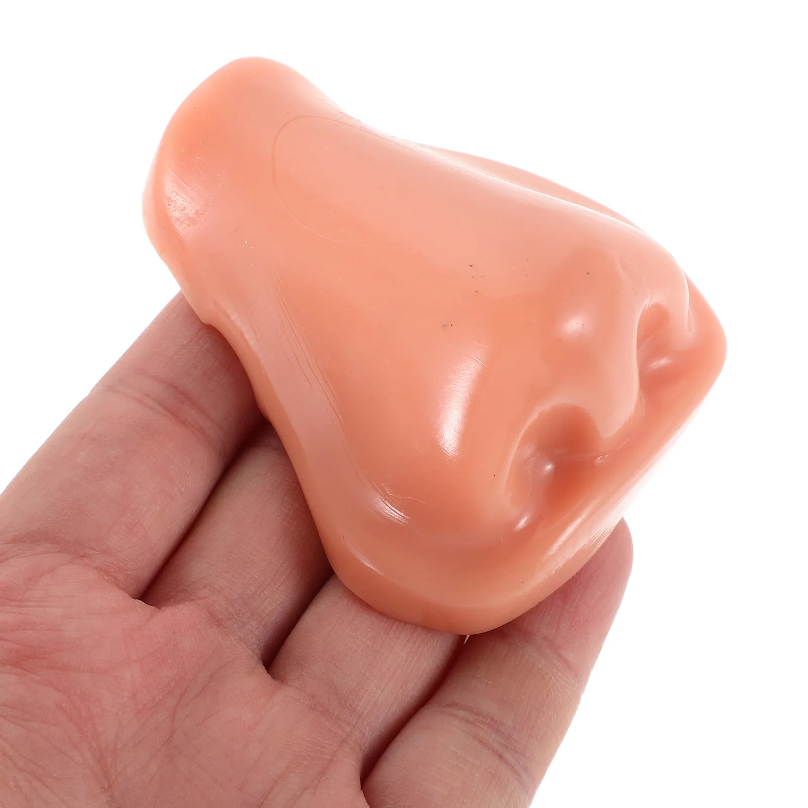 

4Pcs Nose Squeeze Simulation Soft Flexible Funny Party Props Realistic Human Body Part Novelty Interactive Relaxation