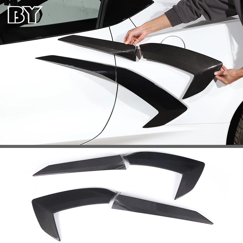 For Chevrolet Corvette C8 Stingray Z51 2020-2023 Car Door Handle Cover Trim Sticker Styling Exterior Parts Accessories