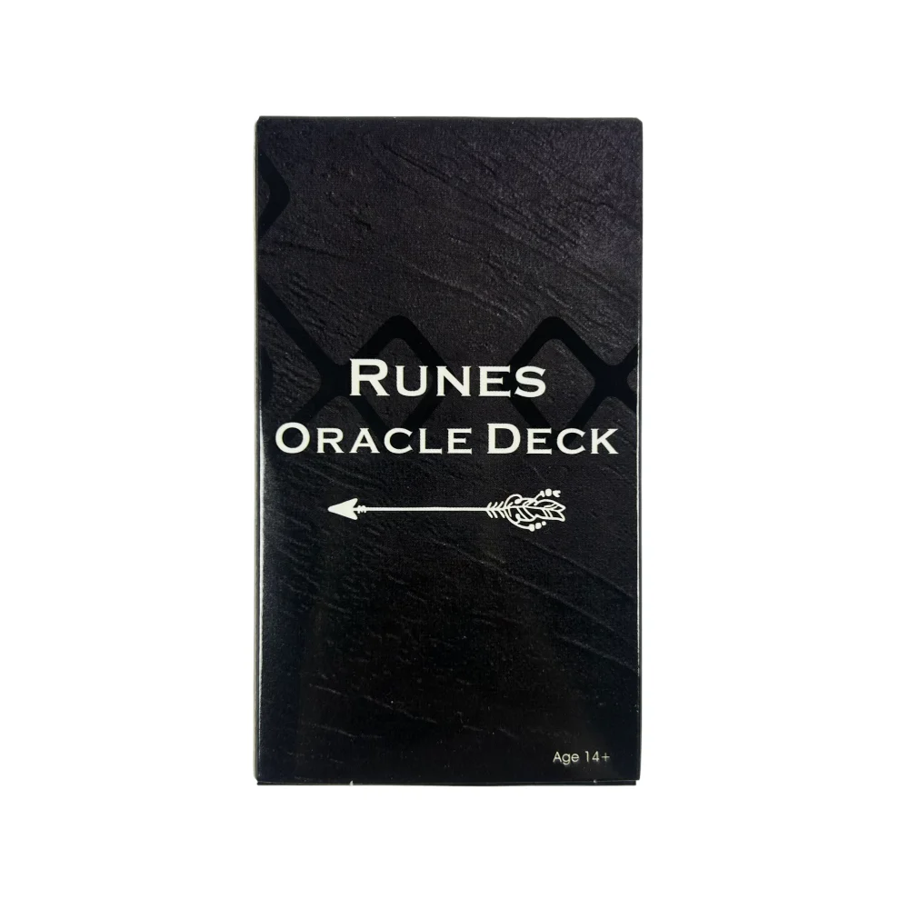 Runes Oracle Cards Deck 26 Cards 10*6.3cm Board Game for Life Lighting and Transformation