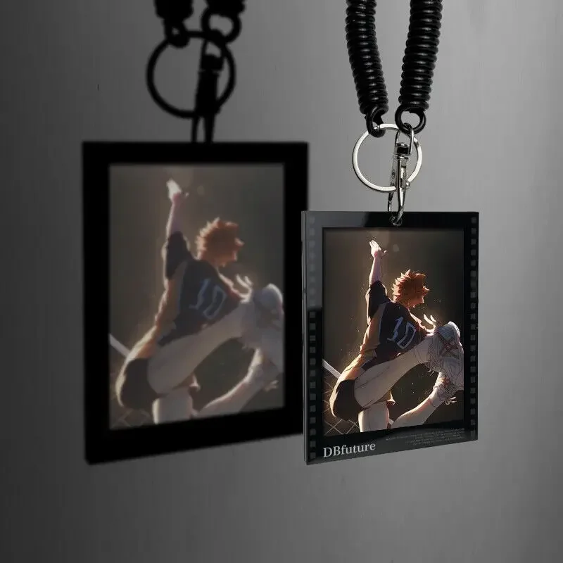 Anime Haikyuu!! Shoyo Hinata Tobio Kageyama Kozume Kenma bolso colgante película acrílica llavero Cosplay llavero regalo de dibujos animados