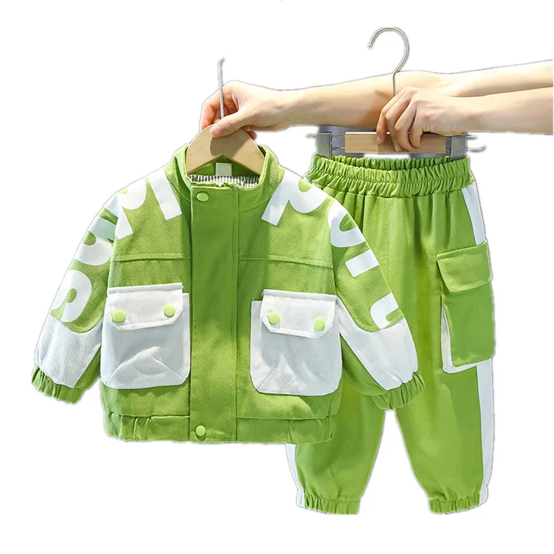 Boys Clothing Sets Spring Autumn Children Fashion Jackets Pants 2pcs Tracksuits For Baby Sports Suit Kids Costume Outfits Teens