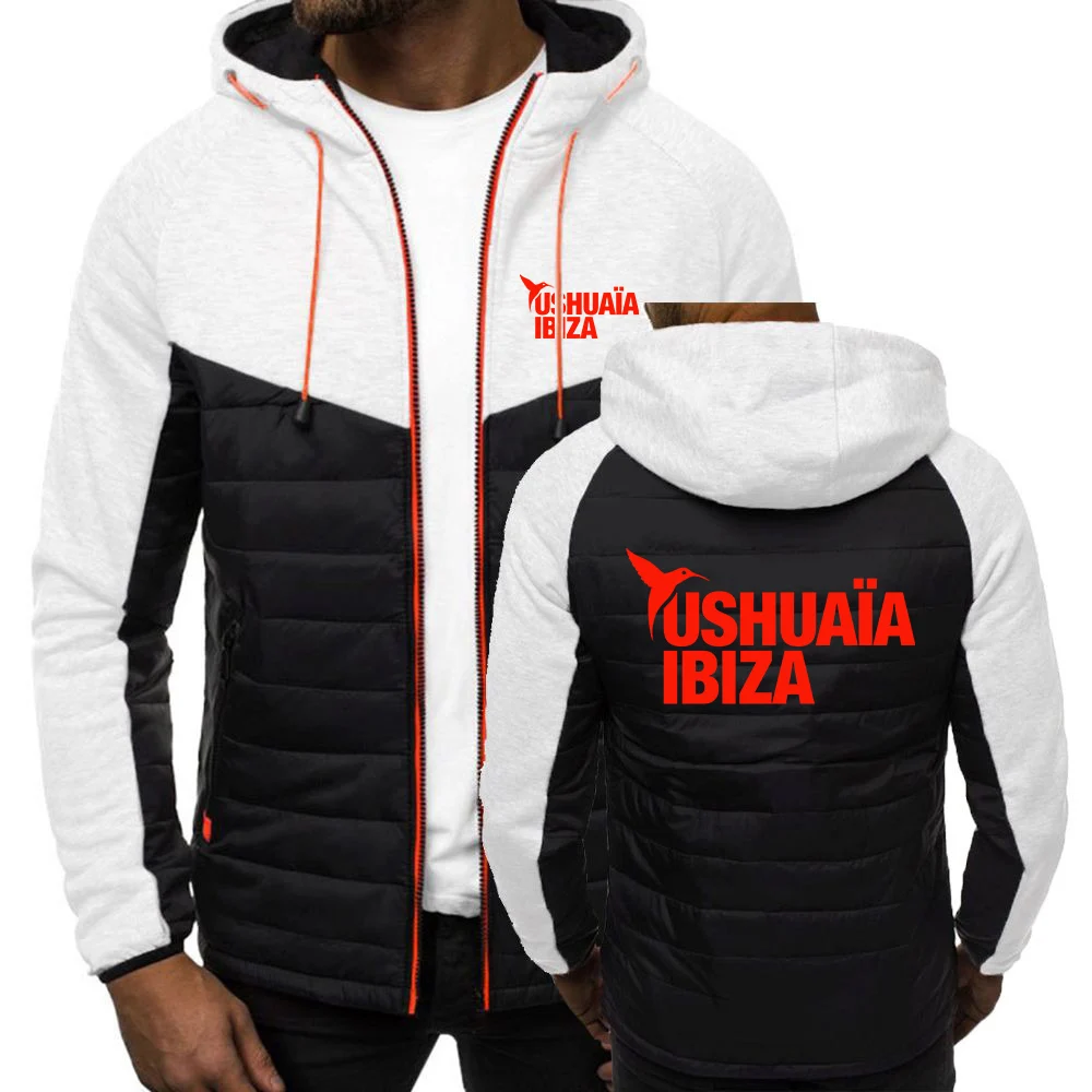 2026 Spring And Autumn Constant Temperature Comfortable Men's Premium Hoodies Ushuaia Ibiza Logo Print Versatile Jacket Coat