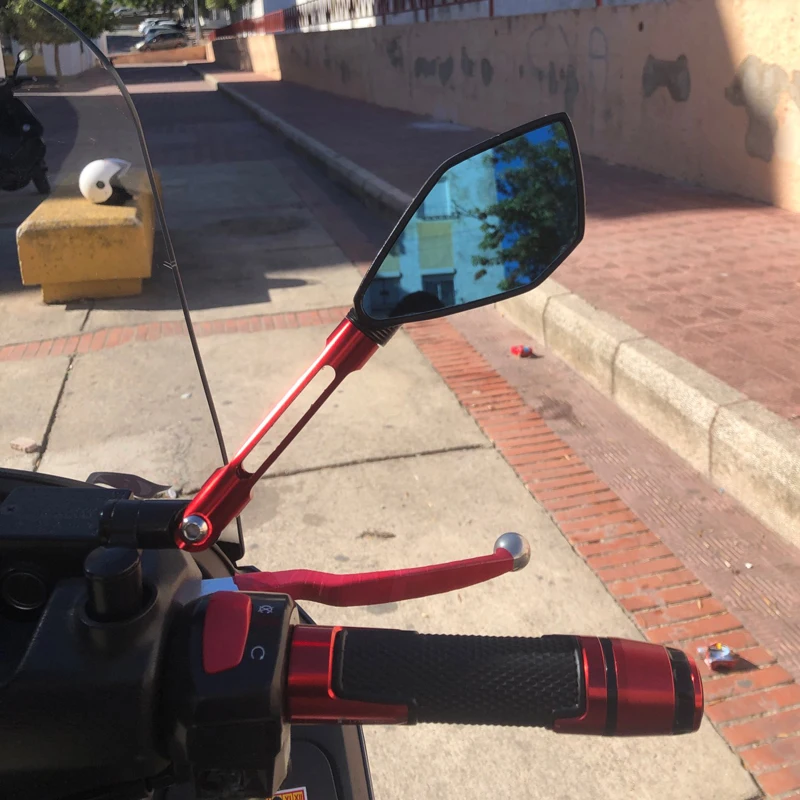 

Универсальные алюминиевые боковые зеркала заднего вида с ЧПУ для уличного велосипеда Kawasaki ZRX1200 ZRX1200R ZRX1100 ZRX 1200 1100 ZR-7 ER7 ER-5 ER5