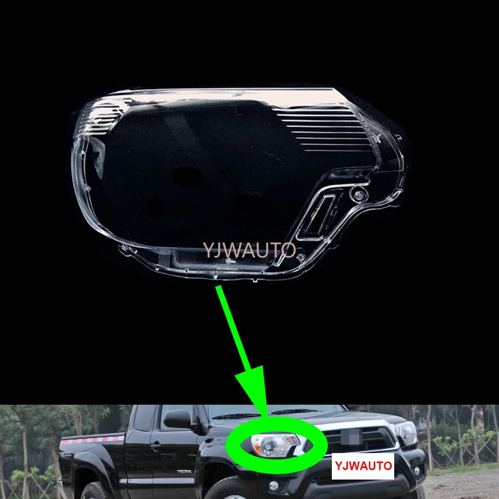 

For Toyota Tacoma 2012 2013 2014 2015 Headlight Cover Car Headlamp Lens Glass Replacement Front Lampshade Plexiglass Auto Shell