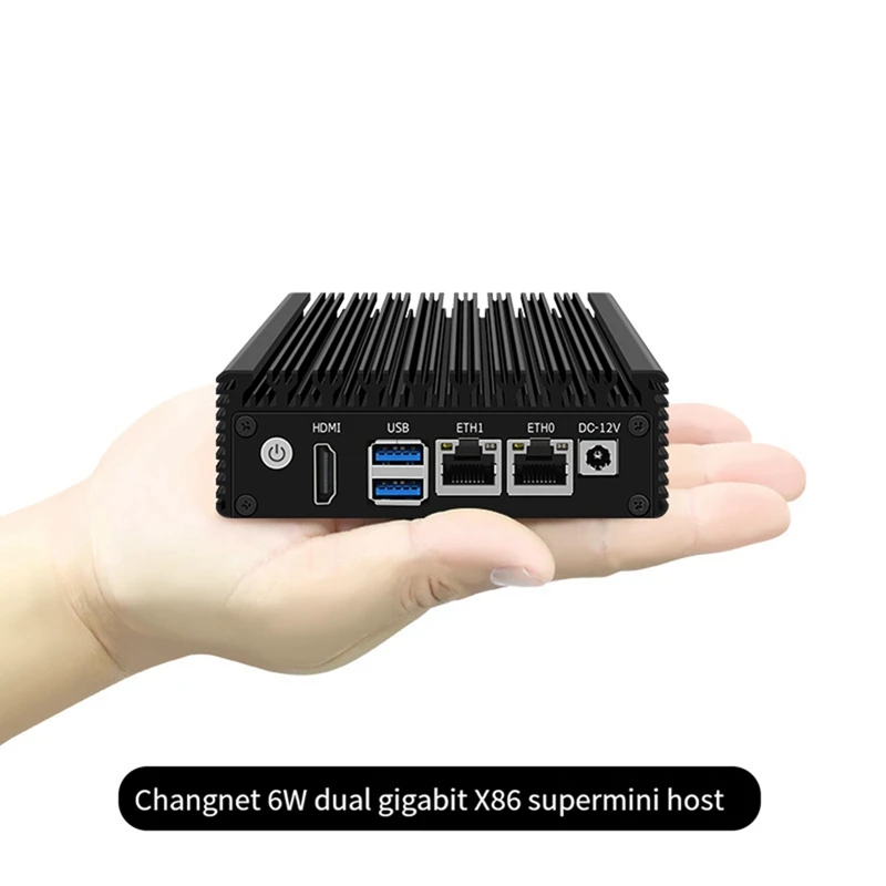 N3160 Mini PC 6W Dual Gigabit Mini Host X86-P1 Soft Routing Low Power Quad Core Four Thread 2Xusb3.0 Soft Router