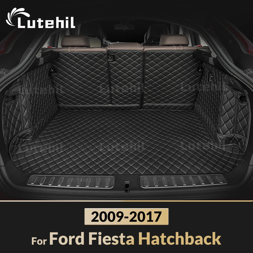 

Для Ford Fiesta Hatchback 2009-2017 16, 15, 14, 13, 12, 11, 10, коврик для багажника с полным покрытием, аксессуары для интерьера