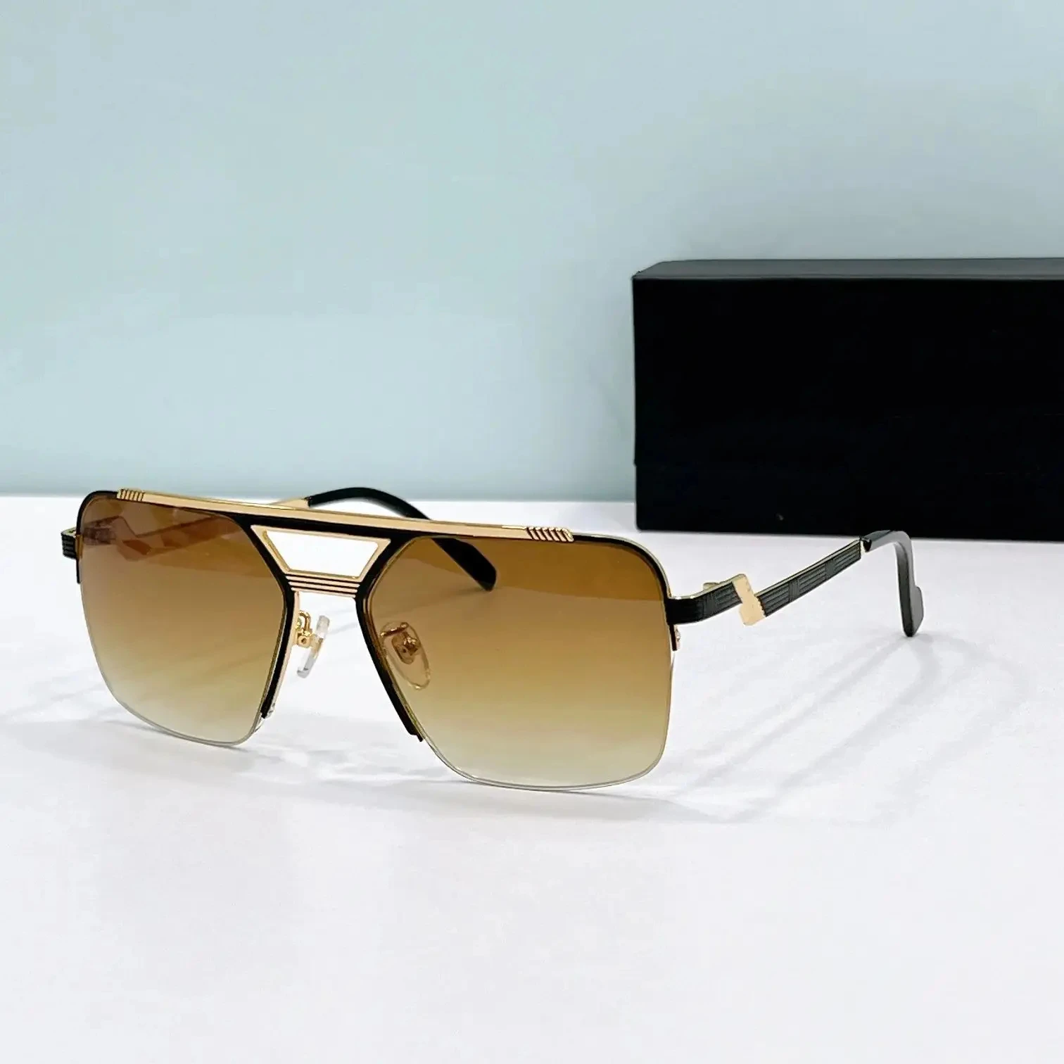 

Оригинальные CCAZAL MOD9102, популярные мужские солнцезащитные очки в оправе из сплава высшего качества, роскошные классические поляризационные женские очки для отдыха, очки для пар