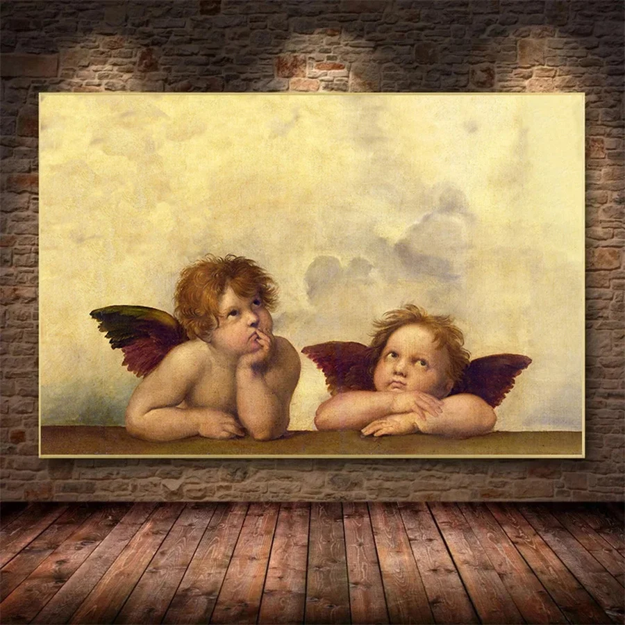 Diamond Painting Famous Retro Art Angel Baby 5d Diamond Embroidery Full Diamond Mosaic Cross Stitch Decoration