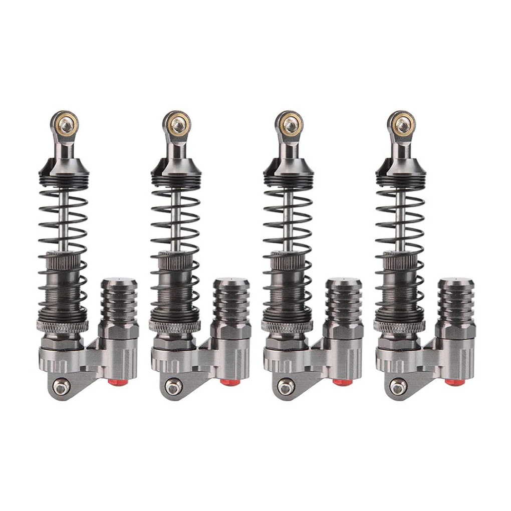 

4Pcs Children RC Toy Car Aluminum Shock Absorbers Remote Control Dampers Automotive Accessories Replacement for SCX10/D90