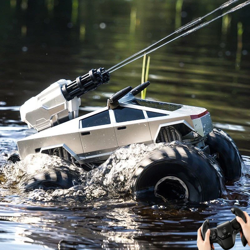 

JJRC Amphibious RC Truck 4WD Remote Control Car Climbing Off-Road Rotation Stunt Vehicle Waterproof Toy Kid Birthday Gifts