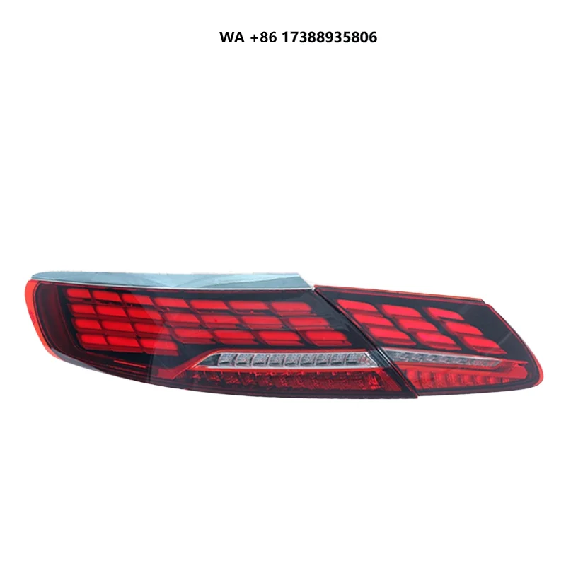 S-Class W217 Coupe Tail Light Assembly Dragon Scale LED Daytime Running Light High Quality 12V New Red