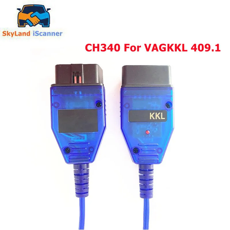 

CH340 For VAG KKL 409.1 Diagnostic Interface For VAG KKL 409 Scanner For VAG409 OBD2 Diagnostic Cable Free Shipping