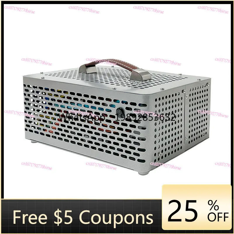 ITX Chassis Compact Small Chassis Portable Desktop Computer Host HTPC Main Board Small 1u Power Supply