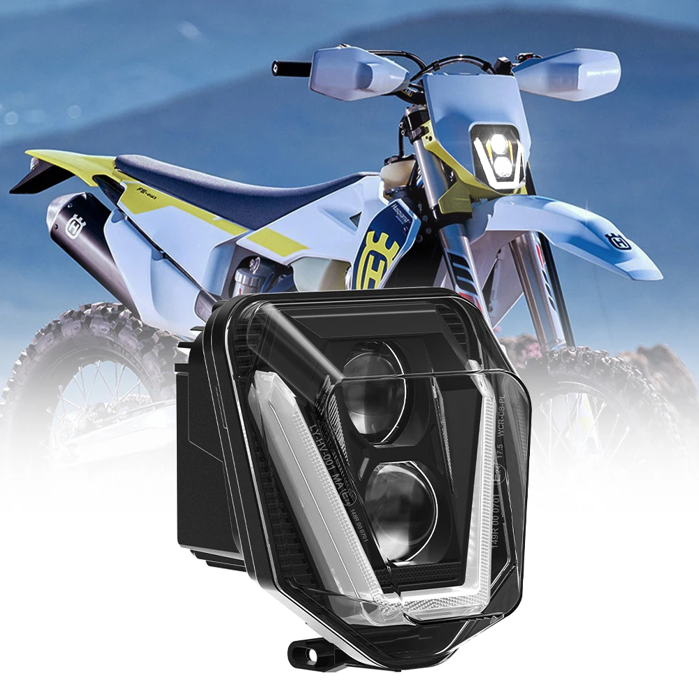 

Headlight Led Motorcycle Light Wick for Husqvarna 701 Enduro Supermoto 2016-2024 FE 250 350 450 501 TE 150 250 300 2017-2024