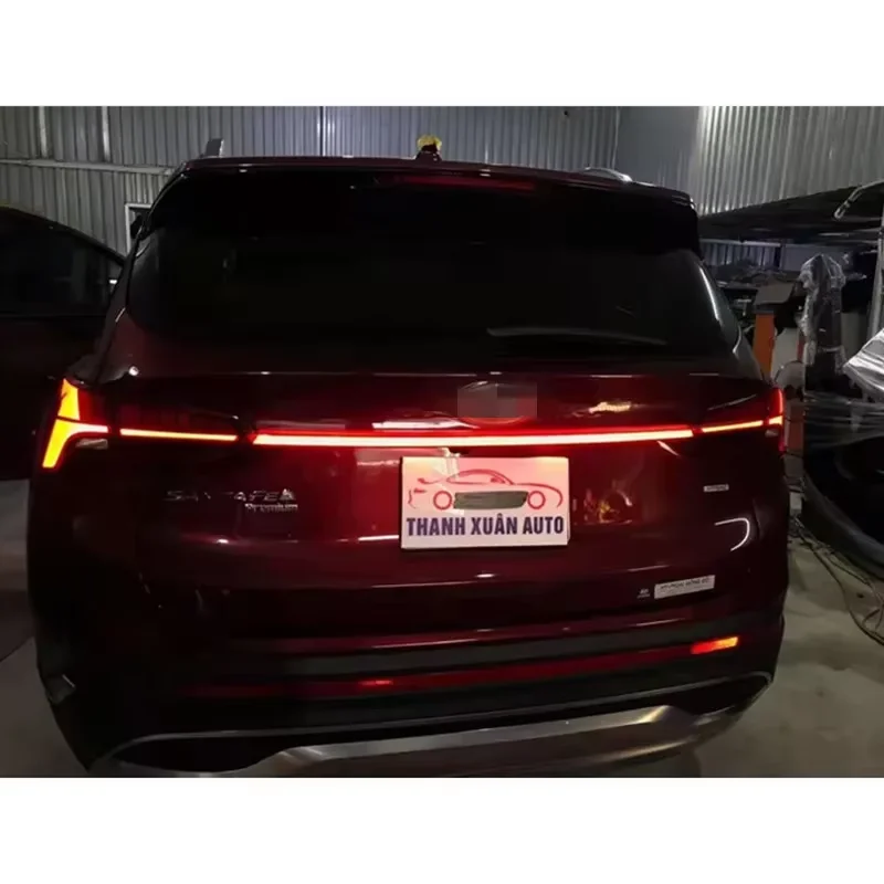 

Car Tail Lights Hyundai Santa fe 2021 - 2023 LED Taillight Rear Tail Lamp Dynamic Turn Car Rear Lamp LED Through Taillights