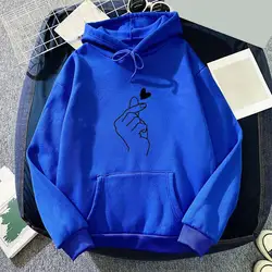 Unisex-Herbst-/Winter-Hoodie mit elastischen Bündchen am Saum, lose Taschen, dicker, lockerer Plüsch-Hoodie