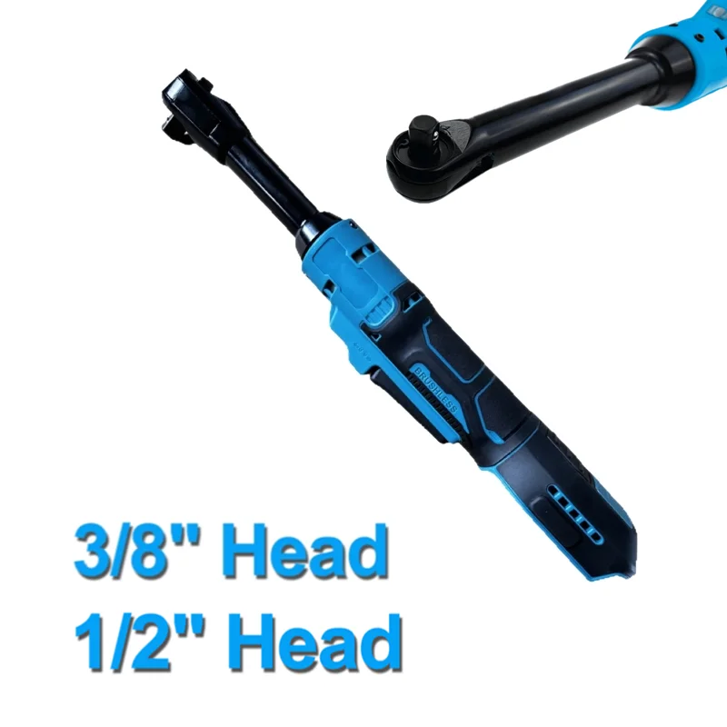 

Electric Ratchet Wrench Upgraded Extended Head Removal Screw Nut 1/2" 3/8"Cordless Driver Power Tools for Makita 21V Battery