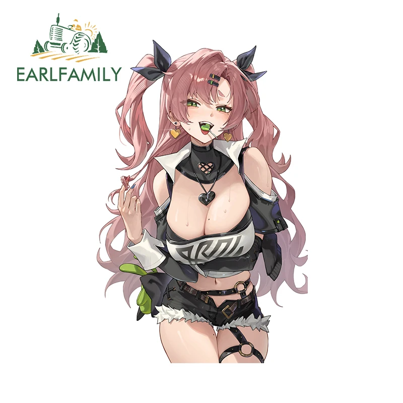 EARLFAMILY 13cm X 9.2cm untuk Zenless Zone Zero Nicole Demara seksi tempel stiker mobil kepribadian stiker sederhana Styling mobil