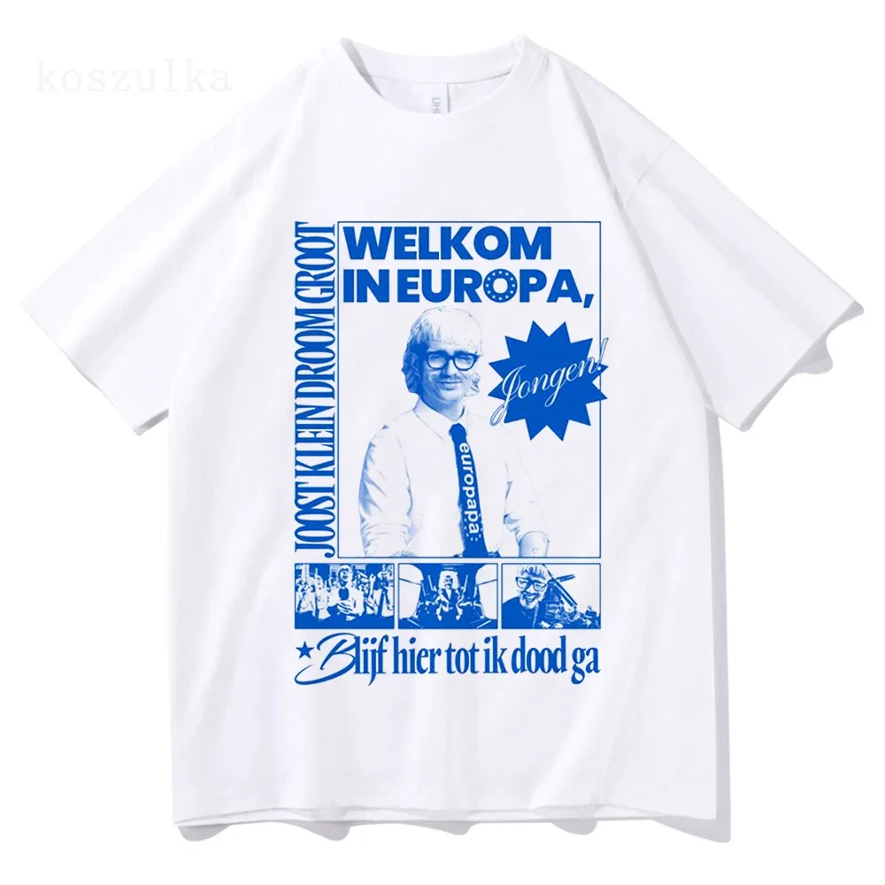 Joost Klein EuropapaT Shirt Eurovisions Song Contest 2024 The Netherlands T Shirt Men Women 100% Cotton Tees Shirt Summer Tops