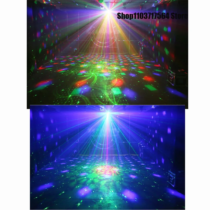 Stage light new remote control LED mini laser light family-style bar KTV private room light laser magic ball