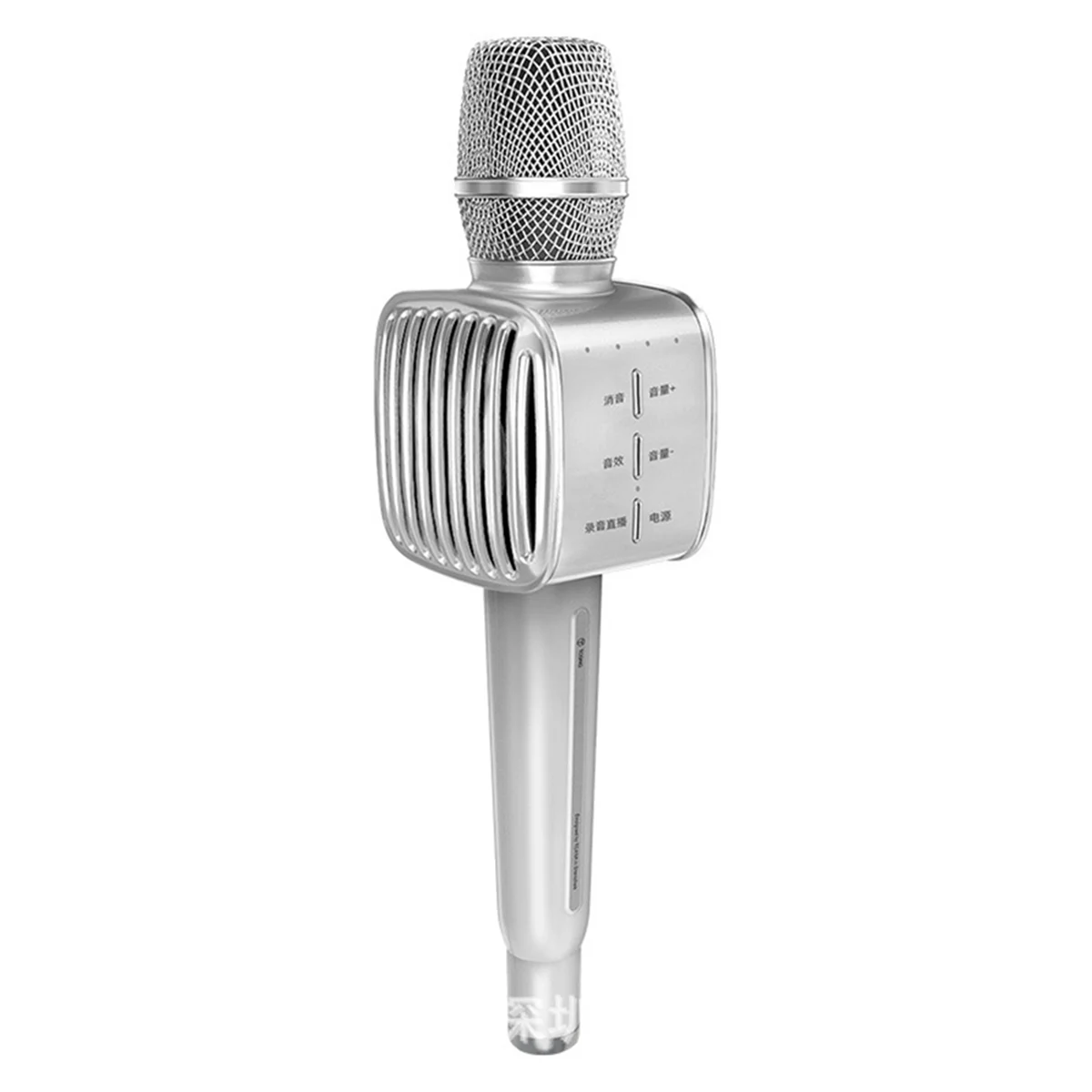 POP-lMicrophone الصوت ميكروفون متكامل المنزل الهاتف المحمول التلفزيون سماعة لاسلكية تعمل بالبلوتوث الغناء العالمي