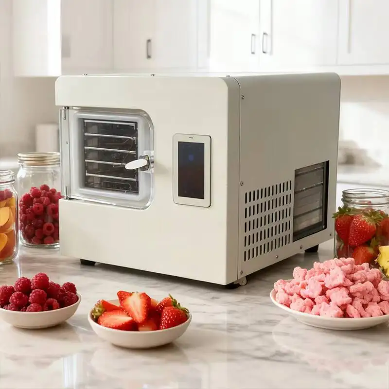 Small Business Lanphan Mini Home Fruit and Vegetable Lyophilizer Vacuum Freeze Dryer Machine for Food for Start Up