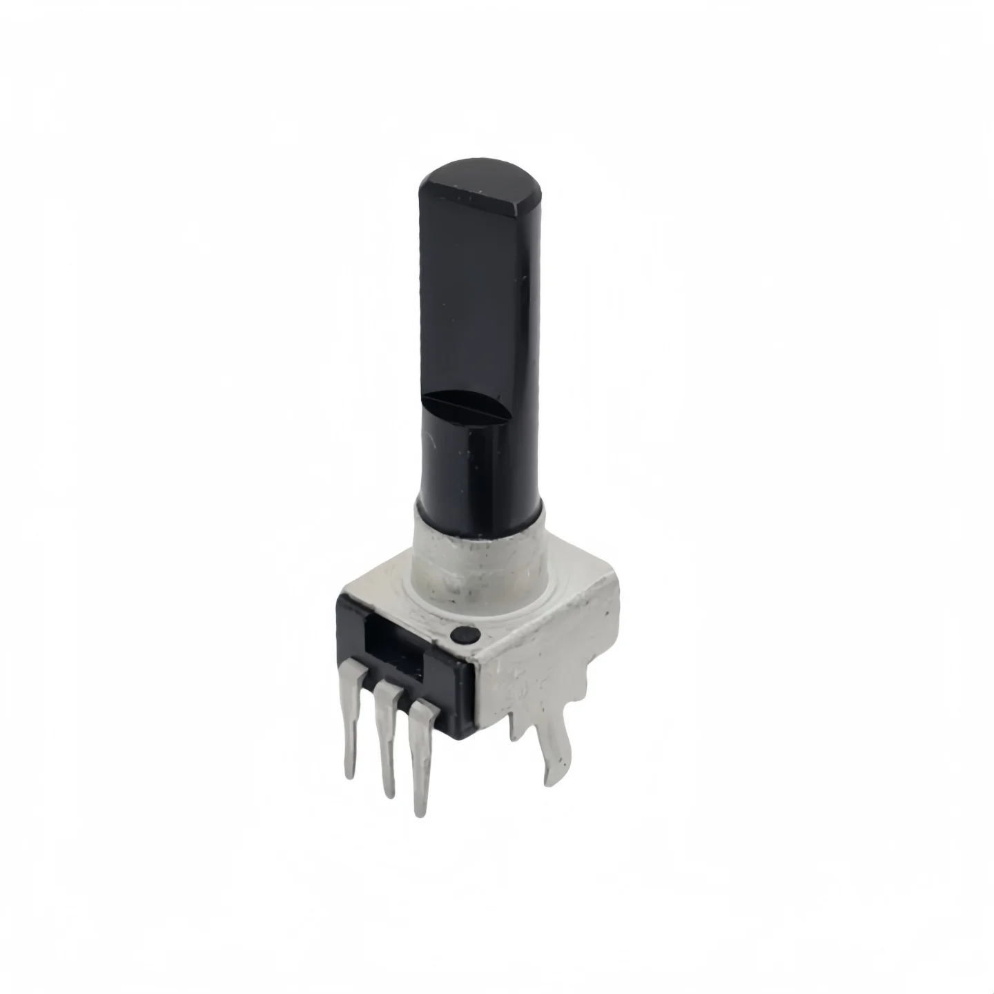 5pcs RV09 Type R0902N Vertical Single Potentiometer With Center Click B10K B20K B50K B103 B203 B503 3Pins D Shaft Length 23MM