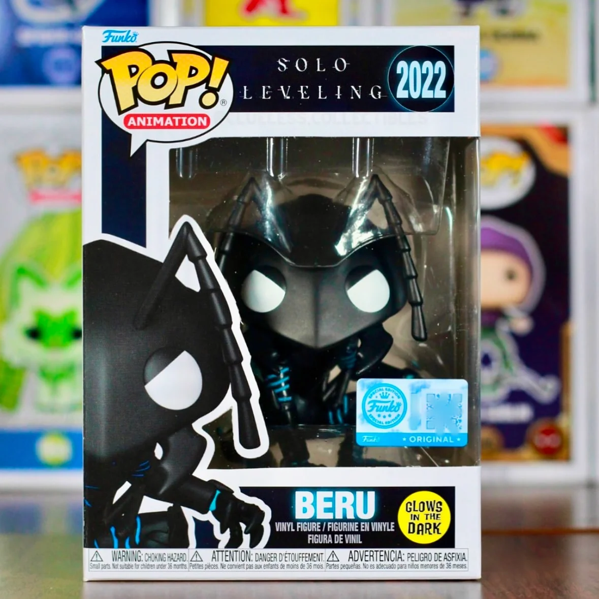 

Solo Leveling Beru (Glow) Figure #2022 Funko Pop Official Authentic Collect Limited Edition Figures Solo Leveling Fans Toy Gift
