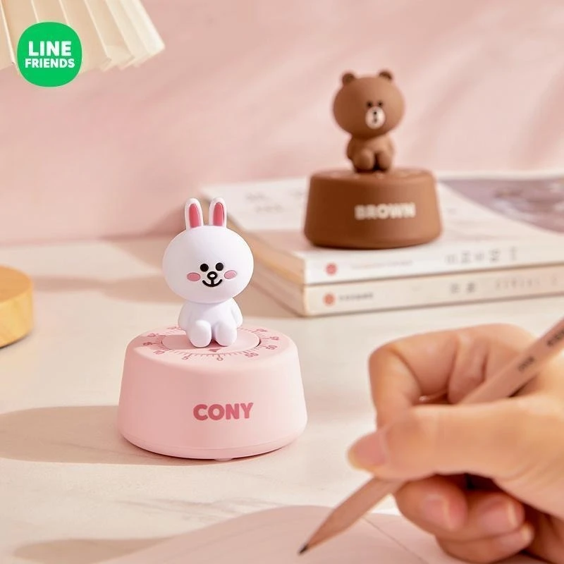 Line friends Brown Cony Sally Timer Creative High Color Value Animation Doll Student Time Management Special Electronic Timer view 5