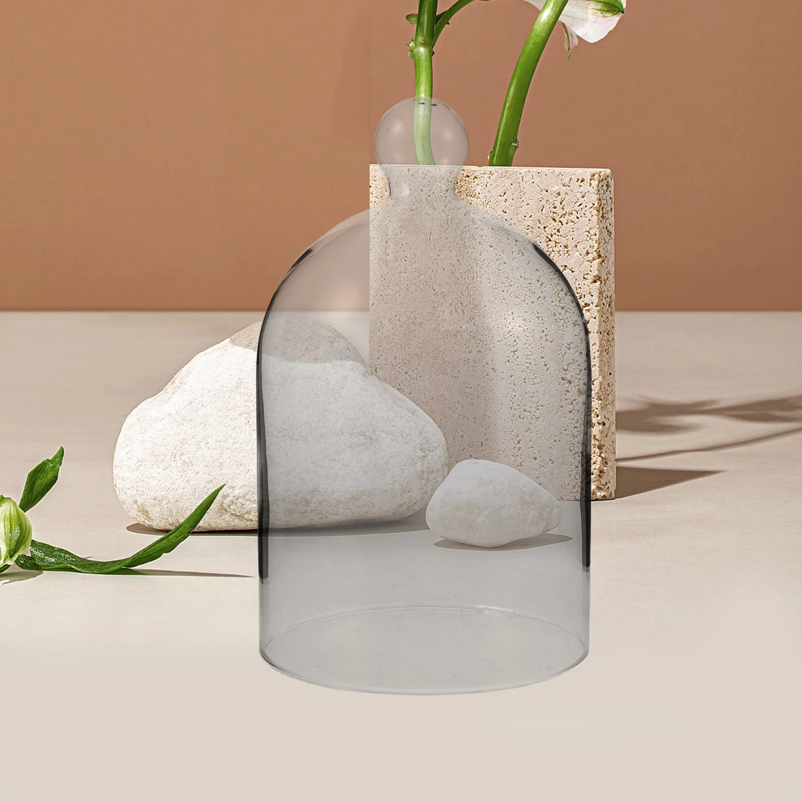 

Sourdough Starter Dome Clear Glass Fermentation Warmer with Heating Pad for Consistent Temperature Control Bread Proofing