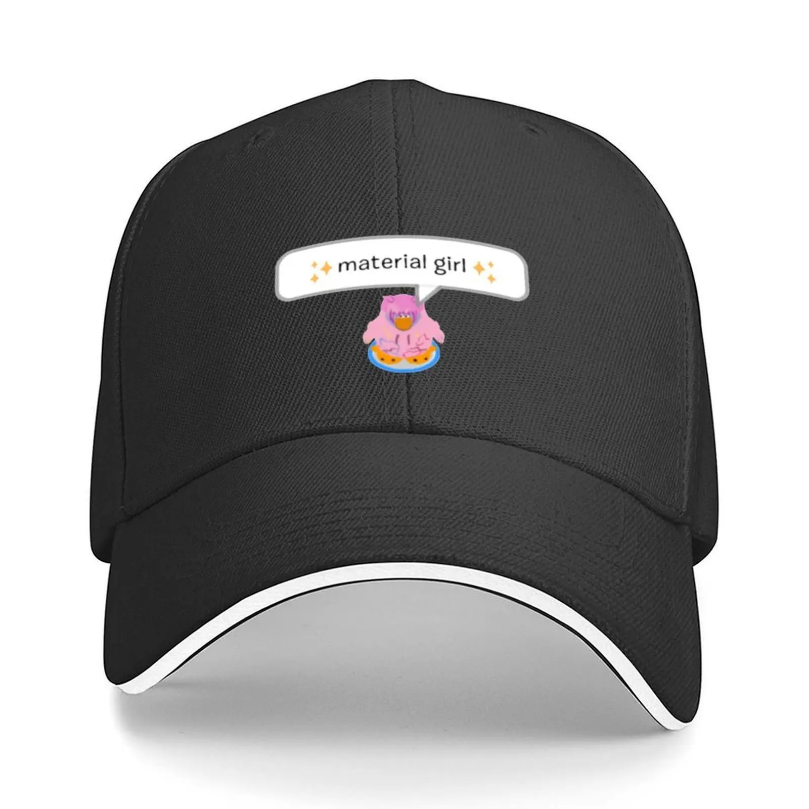 

Material Girl Penguin Baseball Cap Snapback Cap Funny hats black Golf Cap Women Men's