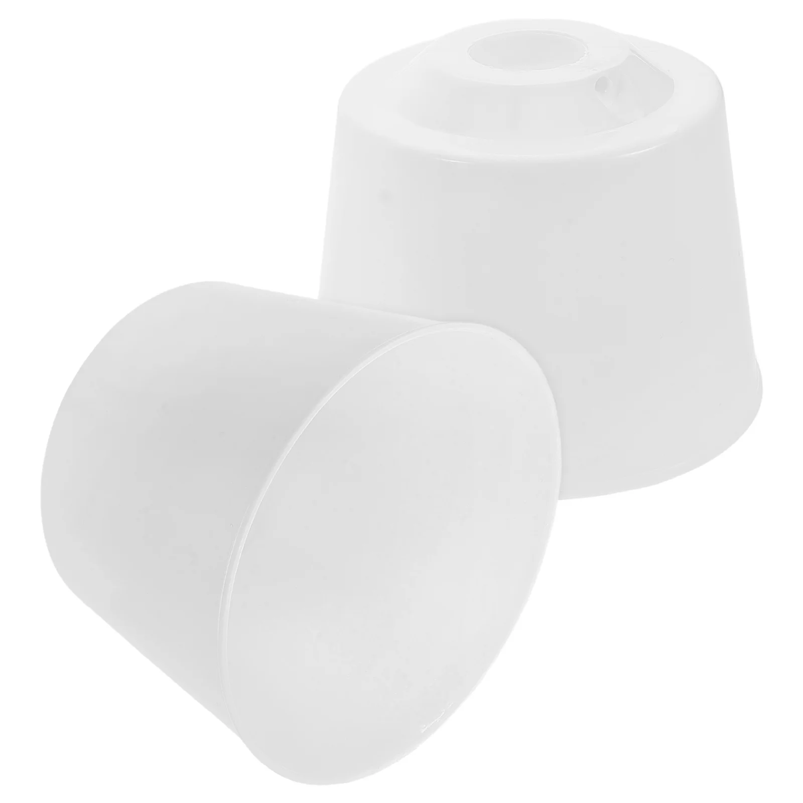 

2pcs Ceiling Cup PVC Plastic Dust Cap Bath Canopy Accessories Decorative Guard Compatible with Various Brands Home Use Electric