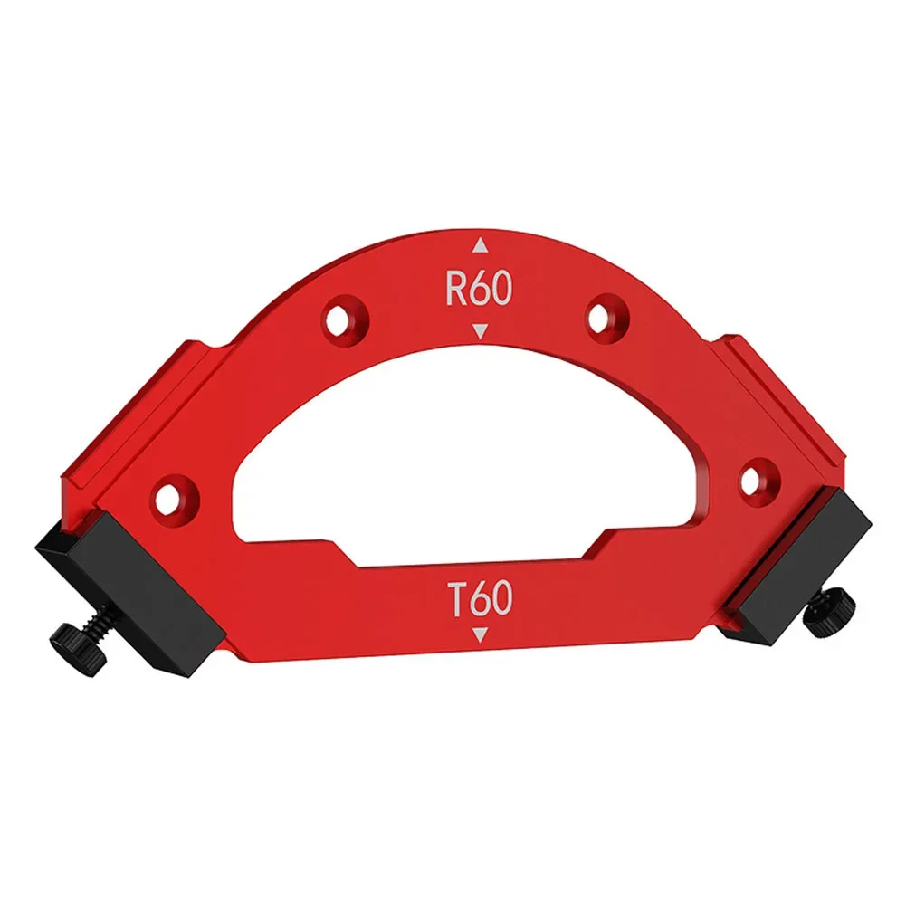 Routing Jig for Table Corners 7pcs Radius Templates in Aluminium Alloy R10-R60 Suitable for Internal and External Corners