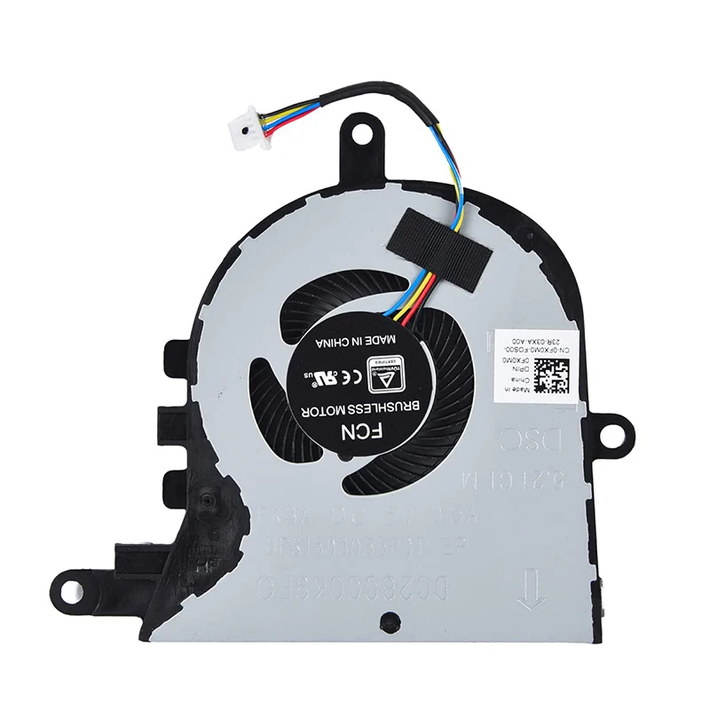 Ventilador de refrigeración de CPU de repuesto para Dell inspiron 15 5570 5575 3580 3593, inspiron 17 3780 3793, Latitude 3590 L3590 E3590 Series La