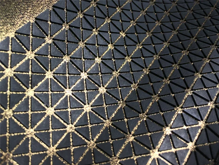 PVC Leather Fabric Granular Rock Texture DIY Patchwork Patches HandBags Modelling Design Home Art Crafts Decor Designer Fabric